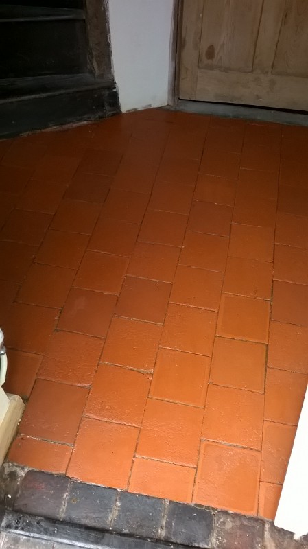 quarry tile floor cleaning in Derbyshire