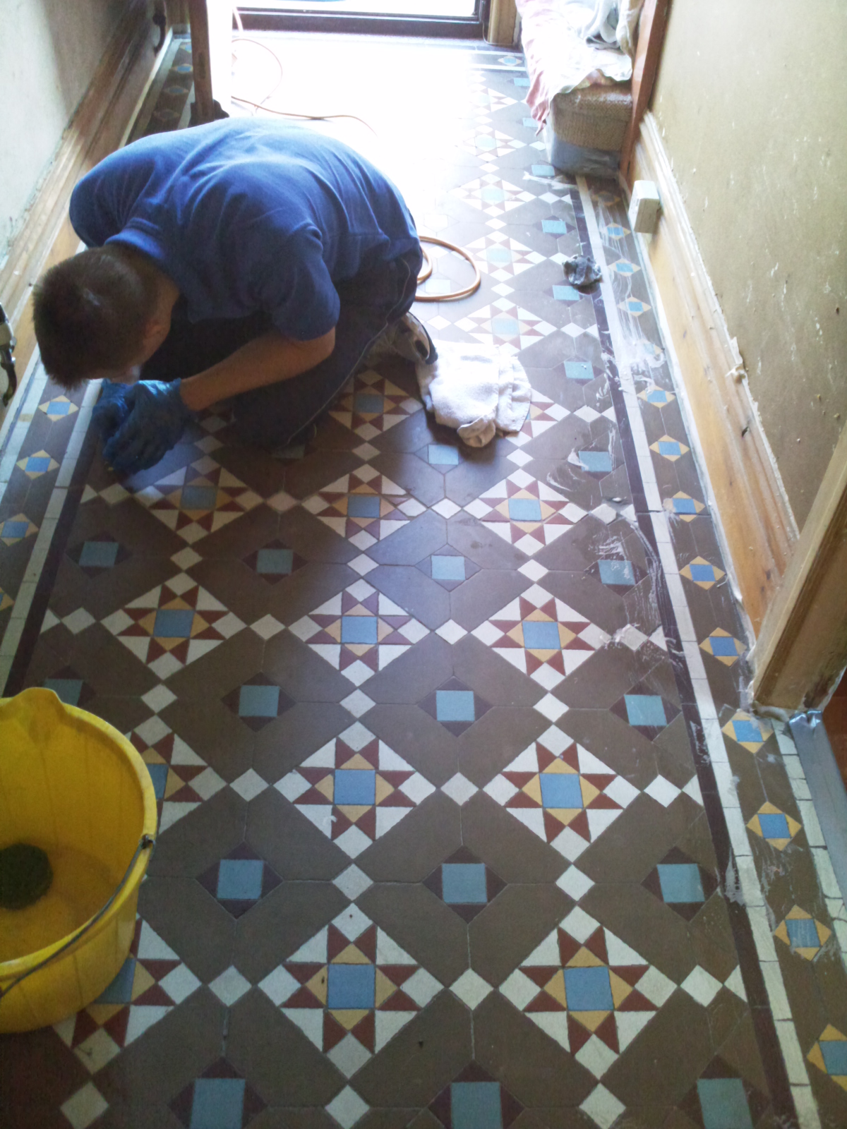 Victorian and Edwardian floor cleaning and repair